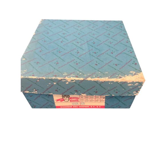 Vintage Madame Alexander Bride Doll #435 Original Box 8" Dark Hair Estate Tulle - Picture 5 of 6